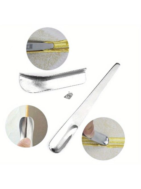 2 db/1 készlet rozsdamentes acél falgittelés kés