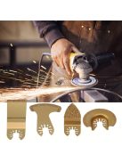 4 darab karbid oszcilláló fűrészlappal