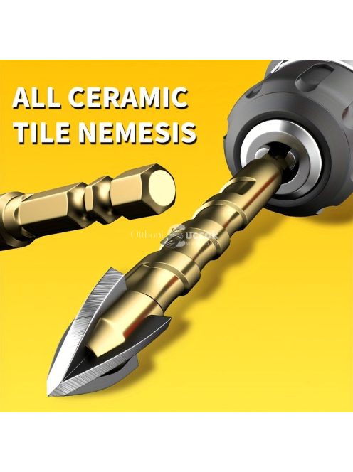 5db 3-12mm Kereszt Hex Csempefúró Szárny