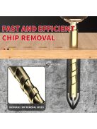 5db 3-12mm Kereszt Hex Csempefúró Szárny