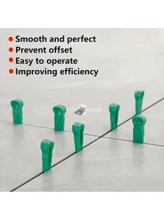 Újrahasználható műanyag csempe szintező rendszer ék