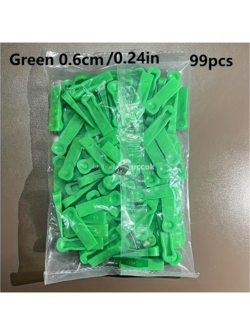 100db Újrahasználható Műanyag Csempe Szintező Ék