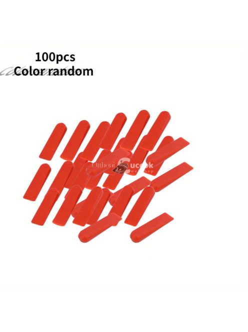 100db Újrahasználható Műanyag Csempe Szintező Ék