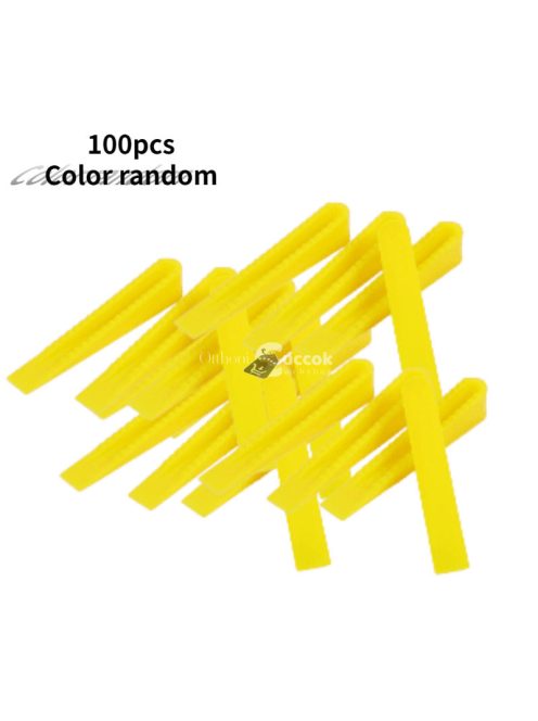 100db Újrahasználható Műanyag Csempe Szintező Ék