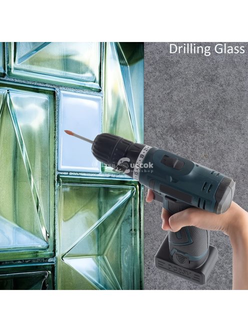 10db Professzionális 6mm-es Csempe és Üvegcserép Fúrókészlet