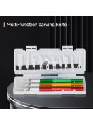 10 részes faragó szerszámkészlet tároló dobozzal