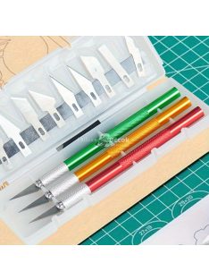 10 részes faragó szerszámkészlet tároló dobozzal