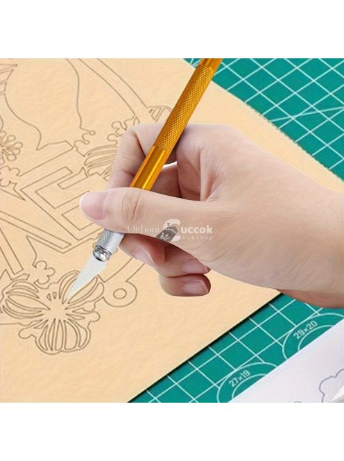 10 részes faragó szerszámkészlet tároló dobozzal