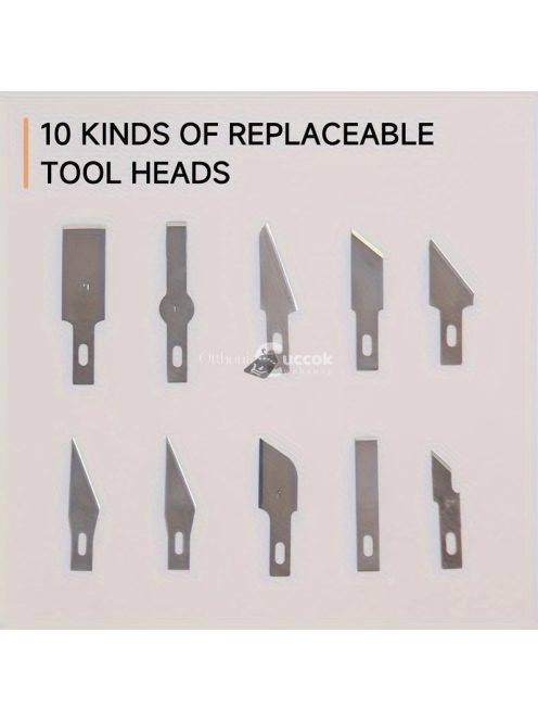 10 részes faragó szerszámkészlet tároló dobozzal