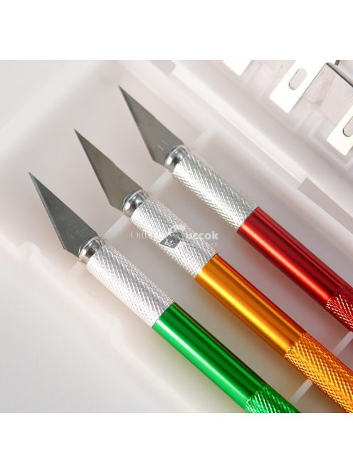 10 részes faragó szerszámkészlet tároló dobozzal