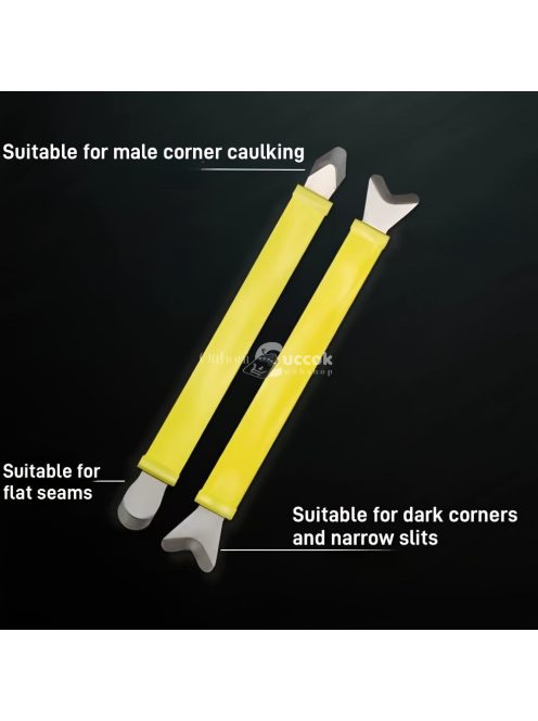 2db fém csempetömítő eszközkészlet
