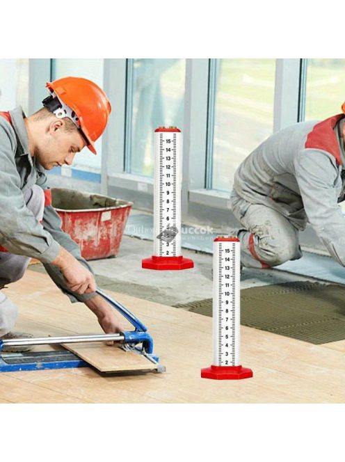 2db szintező és pozicionáló vonalzó kerámia lapok fektetéséhez