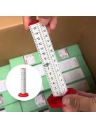 2db szintező és pozicionáló vonalzó kerámia lapok fektetéséhez