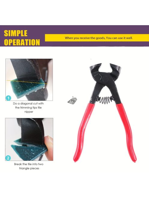 Csempefogó kerámia csempéhez 20,32 cm Mozaik vágó fogó