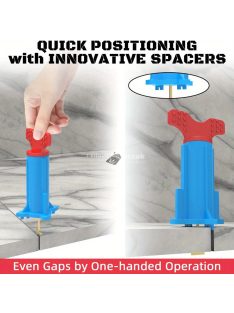 10 db műanyag csempe szintező rendszer,