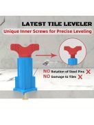 10 db műanyag csempe szintező rendszer,