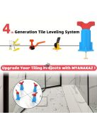 10 db műanyag csempe szintező rendszer,