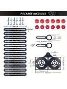 Pontos Többszögű Mérővonalzó