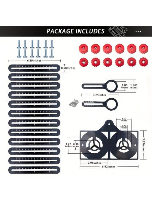 Pontos Többszögű Mérővonalzó