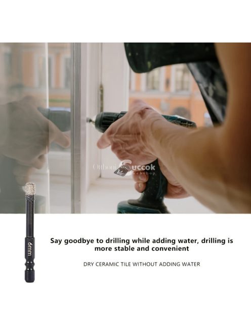 Hatszögletű Szárú Keményforrasztott Száraz Kerámia Csempefúró