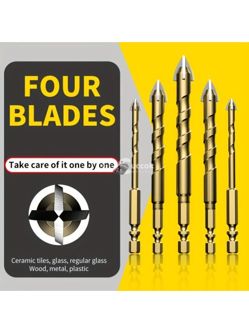 7db kerámia csempe fúrófej