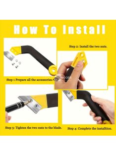 Többfelhasználású fugatisztító szerszámkészlet