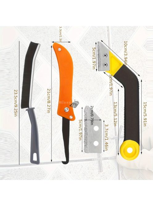 Többfelhasználású fugatisztító szerszámkészlet