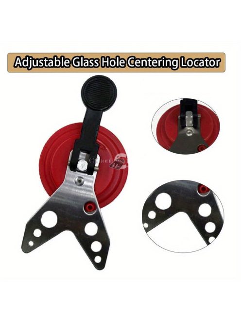 Állítható üveglyuk középpontjára helyezhető lokalizáló készlet