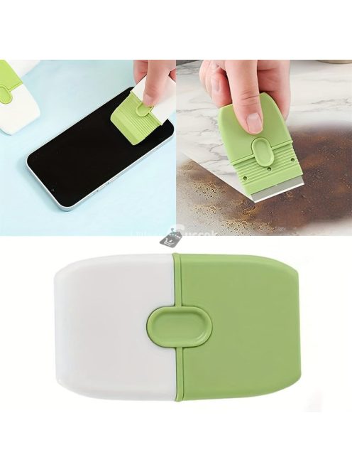 Hordozható kétfejű kerámia, csempékaparó