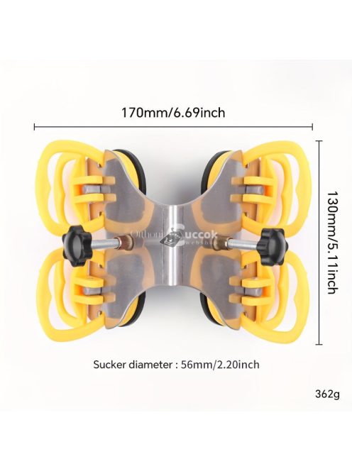 Állítható csempe szög rögzítő, acél sarok kiegyenesítő tapadókoronggal