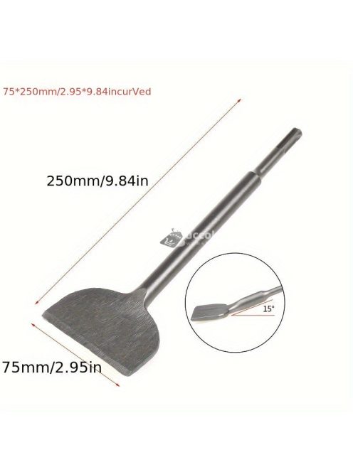 Széles Ívelt Csempeeltávolító Véső