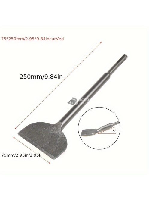 Széles Ívelt Csempeeltávolító Véső