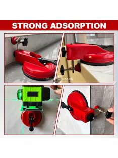 Könnyen felszerelhető szívókorongos csempe szintező