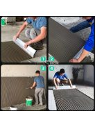 59.94 cm-es rozsdamentes acél vakolókanál