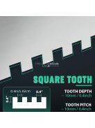 59.94 cm-es rozsdamentes acél vakolókanál