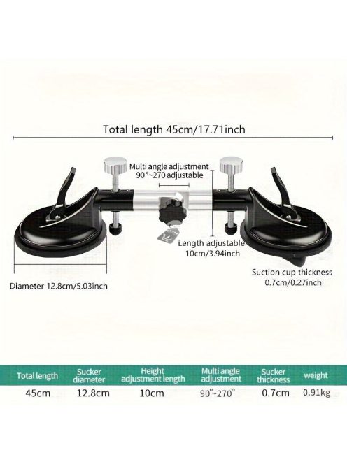 Professzionális csempe szintező rendszer állítható tapadókoronggal