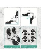 Professzionális csempe szintező rendszer állítható tapadókoronggal