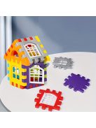100 db-os ház összeszerelő építőkockák