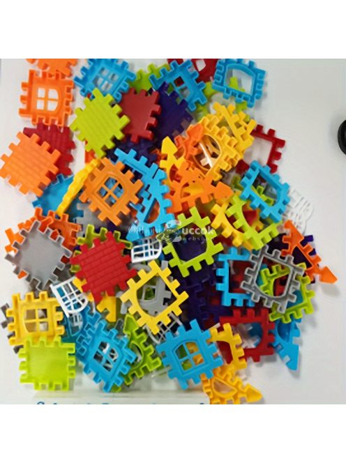 100 db-os ház összeszerelő építőkockák