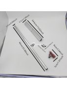 59.99cm Hordozható T-alakú Üveg- és Kerámia Csempevágó