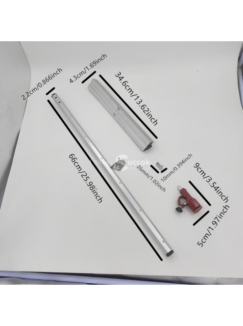 59.99cm Hordozható T-alakú Üveg- és Kerámia Csempevágó