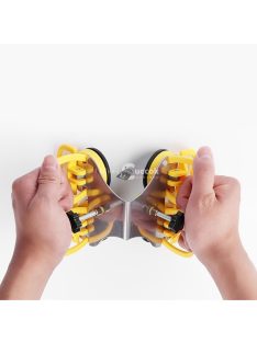   Szögbeállító a csempe szögének beállításához, acél szögkiegyenlítő tapadókorongokkal