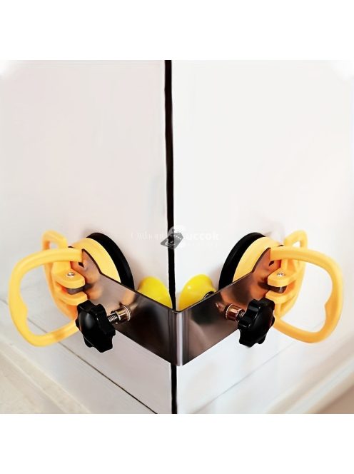 Szögbeállító a csempe szögének beállításához, acél szögkiegyenlítő tapadókorongokkal