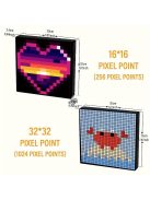 LED Pixel kijelző, programozható LED képernyős éjszakai fény