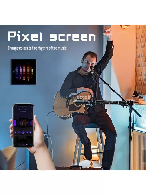 LED Pixel kijelző, programozható LED képernyős éjszakai fény