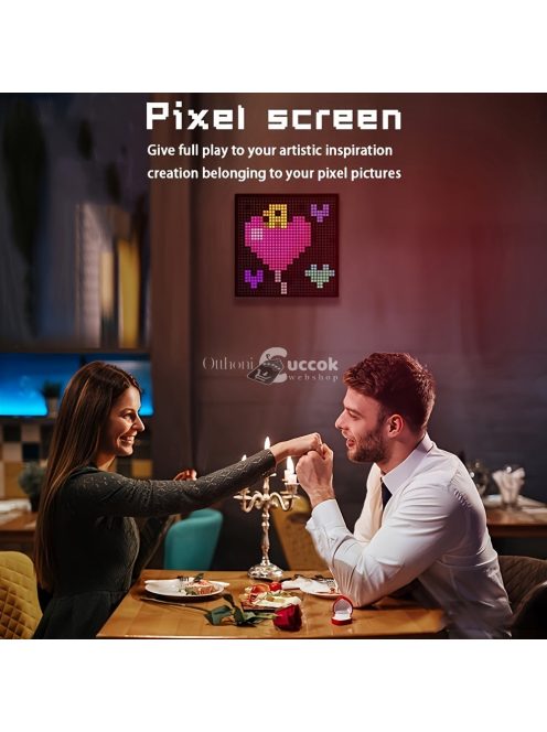 LED Pixel kijelző, programozható LED képernyős éjszakai fény