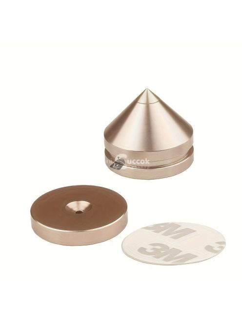 4 db nagy fémtüskéből álló készlet, réz és alumínium hangfalak számára