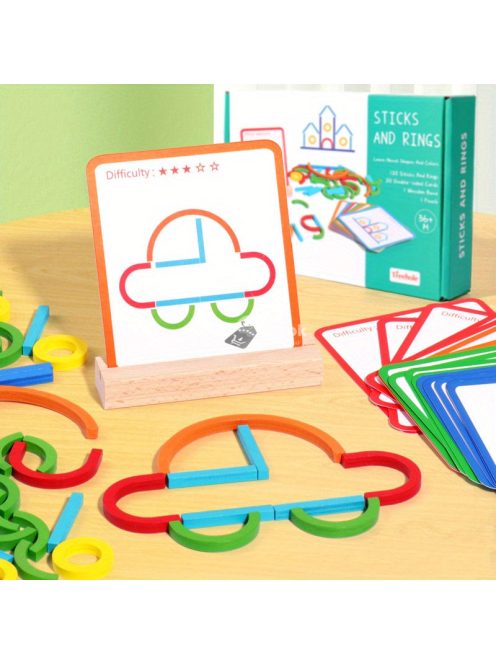 Interaktív kirakó rudak