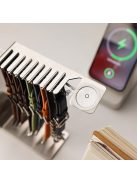 Rozsdamentes Acél Apple Watch Töltőállvány Szíjrendezővel