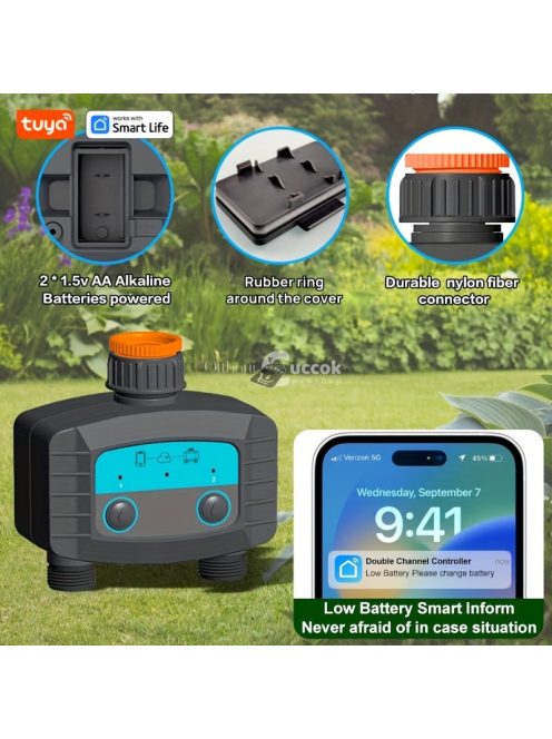 Smart Öntöző Időzítő Vezérlő, Vezeték Nélküli Kerti Öntözőrendszer, Alkalmazás Vezérléssel